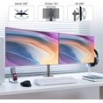 thumbnail image 4 of Bras pour Moniteur Simple Support de Bureau pour Moniteur Simple Support de Moniteur Réglable pour Écran Supporte jusqu'à Lb x Support de Moniteur Vesa, 4 of 7