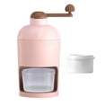 thumbnail image 1 of AMLESO Ice Crusher Diy with Ice Cube Tray Slushie Portable Smoothie Ice Shaving Machine pink, 1 of 8