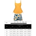 thumbnail image 5 of Women Plus Size Tankini Swimsuits Flowy 2 Pieces Bathing Suits with Shorts, 5 of 9
