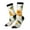 3 Black, variant on Sunny Yellow SunFlower Crew Socks for Men & Women, Breathable Casual Athletic Ankle Socks