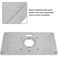 thumbnail image 5 of Placa de inserción de mesa de enrutador, mesa de enrutador de aluminio DIY para carpintería, 5 of 5