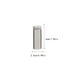 thumbnail image 3 of Riwesomey Tornillo publicitario Hueco de alto brillo Diseño aerodinámico Espejo de vidrio Clavo Tuerca ligera Perno Soporte para colgar en la pared 12x20 Herramientas y ferretería 25x50mm Riwesomey TO008095-33B, 3 of 6