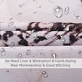 thumbnail image 4 of Pink Gray Flower Shower Curtain, Watercolor Floral Shower Curtains with Hooks White Grey Fabric Blossom Bathroom Decor Machine Washable, 72" W x 72" H, 4 of 6