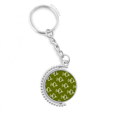thumbnail image 1 of satellite antenna seal patterns rotatable keyholder disc accessories chain clip, 1 of 3