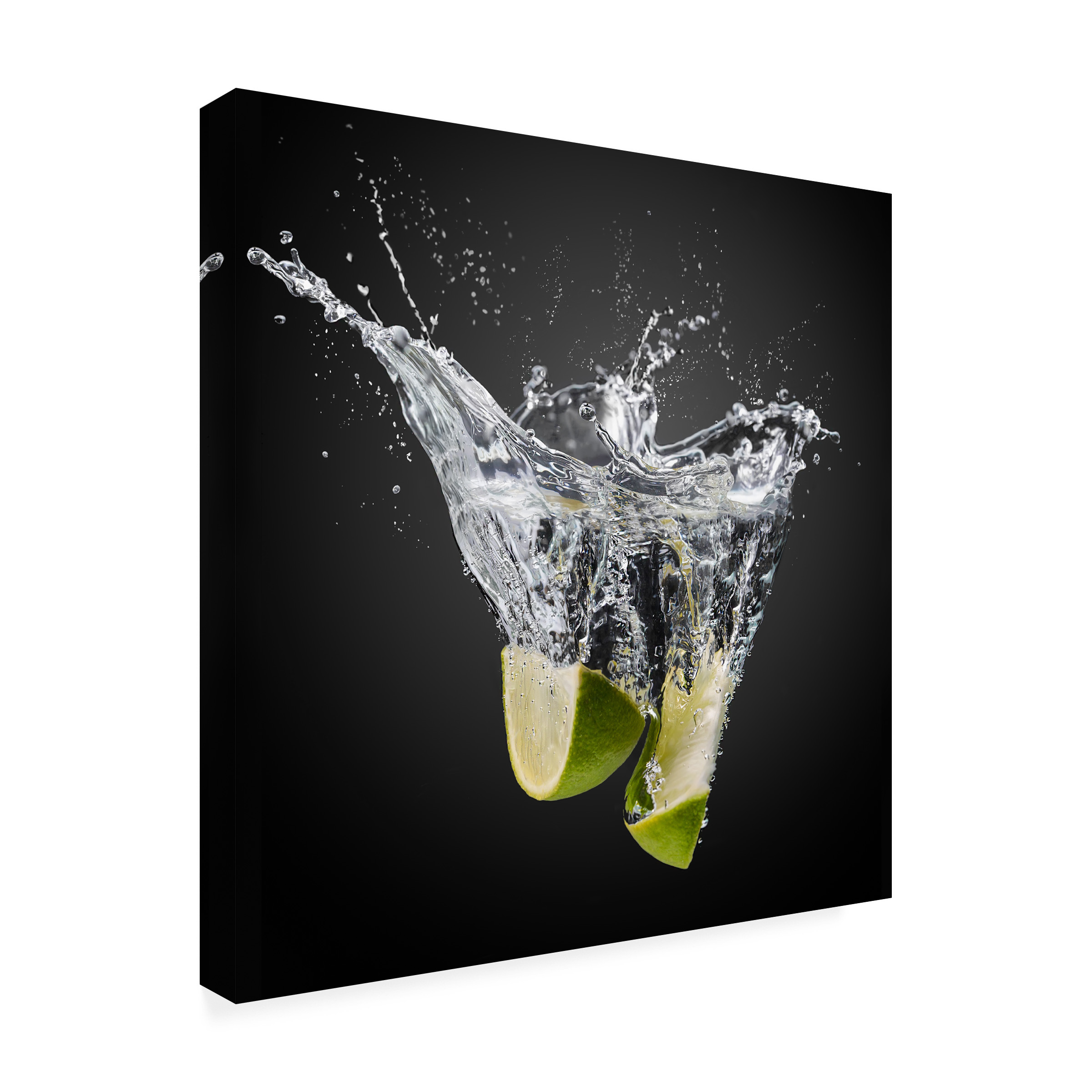 isma Yunta 'Fresh Limes' Canvas Art