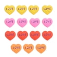 thumbnail image 1 of Heart-Shaped Eraser Assorted Color 15Pcs 1.18X1.18X0.51In, 1 of 8