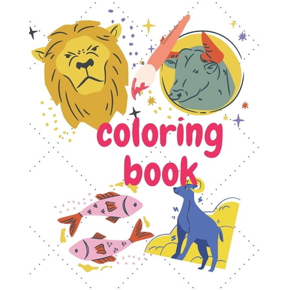 coloring books for kids awesome animals for kids aged 7+: Very nice coloring book for animal pictures, (Paperback)