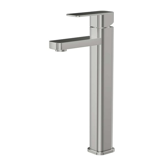 DAX Single Handle Bathroom Faucet Brushed Nickel Finish