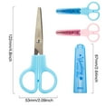 thumbnail image 3 of Oleegame 2PC Tomato Slicer And Lemon Slicer Kids Craft Scissors Scissors Pre School Training Scissors And Scissors Blunt Tip Mini Scissors Scrapbooking Scissors For Children Cutting Paper Pink, 3 of 8