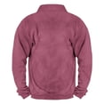 thumbnail image 3 of Sudadera sin capucha para hombre, informal, a la moda, con cuello alto, estampado, con cremallera, jersey de manga larga, blusa de poliéster para hombre, 3 of 3