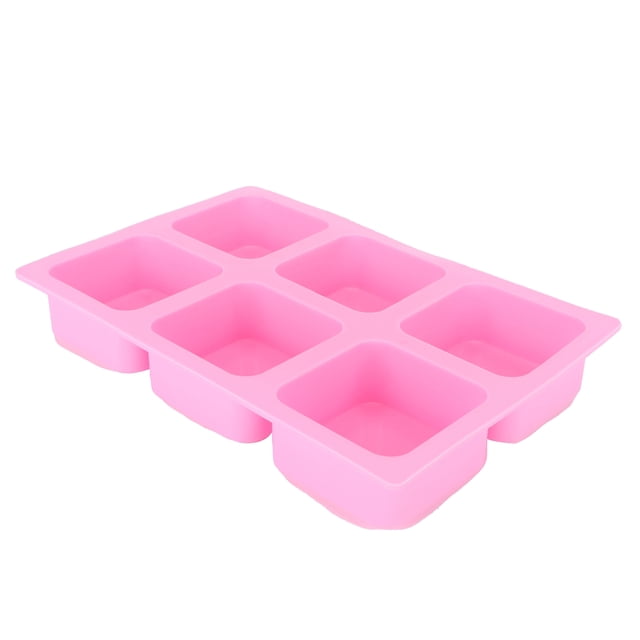 Silicone Molds, 6-Grid Cake Chocolate Molds Silicone Molds Square For For Chocolate For Baking For Cake