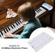 thumbnail image 2 of Piano Keyboard Sticker Piano Sticker Piano Key Board Sticker Removable Transparent Piano Sticker For 61/88 Key Electronic Pianos ANGGREK Removable Piano Stickers, 2 of 8