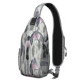 thumbnail image 1 of Boho Floral Crossbody Backpack Vintage Artistic Sling Bag for Students and Outdoor Use, 1 of 6