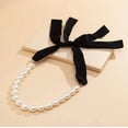 thumbnail image 4 of Jinsinto Collier Ras du Cou à Perles à la Mode pour Femmes Usage Quotidien (Noir), 4 of 5