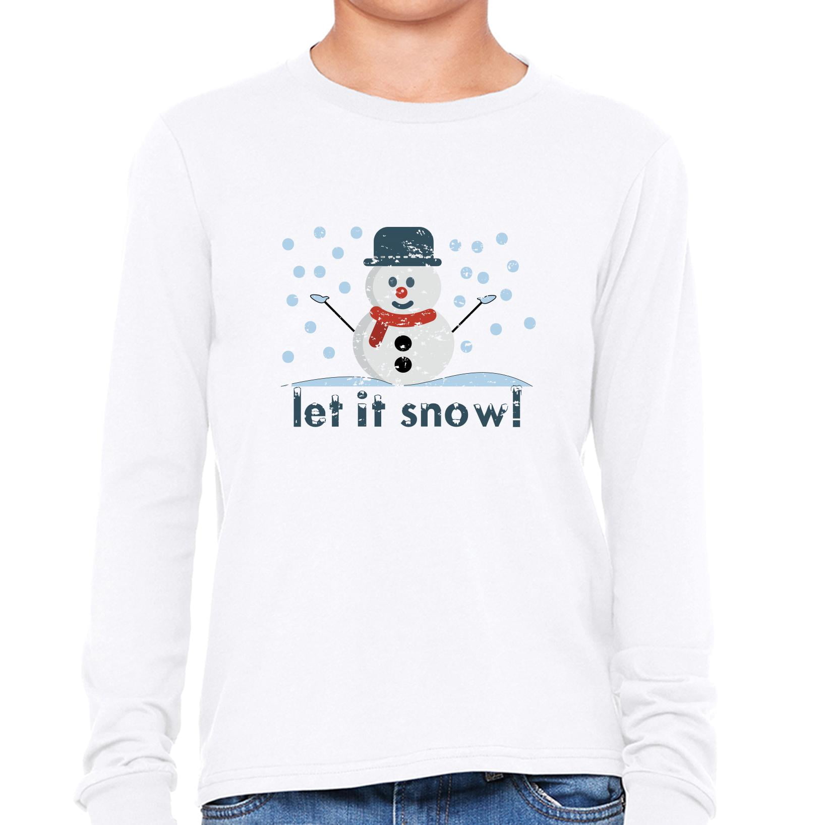 walmart snowman shirt