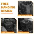 thumbnail image 6 of HOTOR Car Trash Can with Lid, Leak-Proof Car Garbage Can with Mesh Pockets, Car Accessories, 2 Gallons, Matte Black, 6 of 9