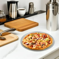 Masteelf Aluminum Alloy Pizza Pan with Holes Non Stick Round Pizza Crisper for Oven Pizza Baking Tray for Kitchen Restaurant Hotel Parties