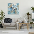 thumbnail image 2 of Stupell Industries Layered Blue Brown Shapes Blocked Abstract Pattern Painting Gallery Wrapped Canvas Print Wall Art, Design by Stella Chang, 2 of 7