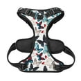 thumbnail image 4 of Kdxio Butterfly Print No Pull Dog Harness Adjustable Reflective Oxford Easy Control Medium Large Dog Harness for Training and Everyday-Large, 4 of 8