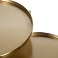 thumbnail image 6 of Kate and Laurel Ulani Round Metal Accent Tables, Gold 2 Piece, 6 of 8