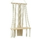 thumbnail image 1 of Tapiz de macramé bohemio, estante colgante de pared, estantes flotantes, cuerda tejida artesanal Estilo D, 1 of 9