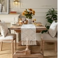 thumbnail image 3 of Boho Table Runner with Tassels for Home Dining Table décor, for Modern Farmhouse Decor 13 x 72 Inch, 3 of 5