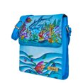 thumbnail image 3 of Sishka Aquatic Elegance Hand-Painted Ocean Life Leather Sling Bag, Stylish Shoulder & Crossbody Bag for Women, Travel & Daily Use, 3 of 7