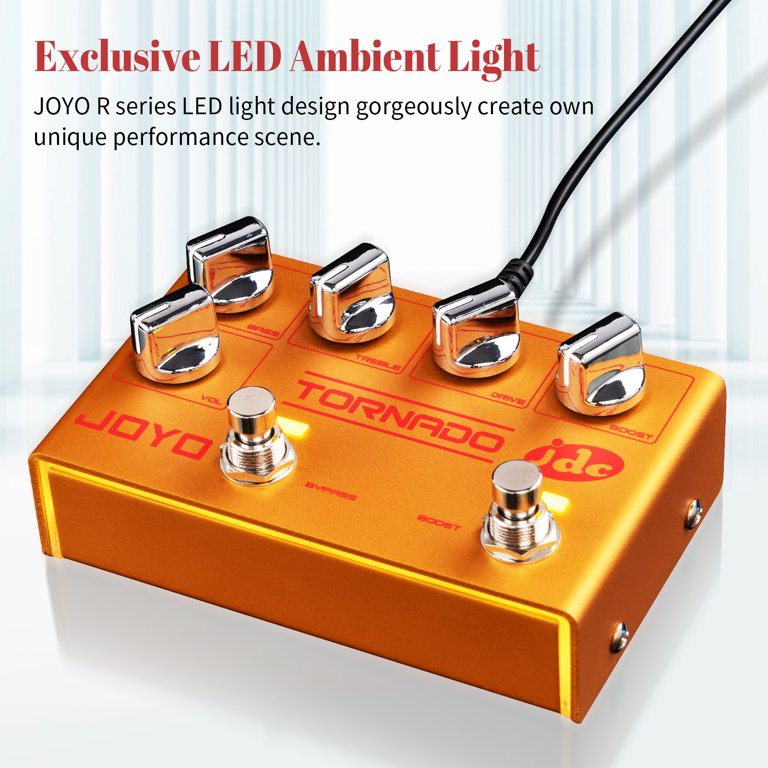 Joyo R21 Overdrive Boost ギターエフェクターペダル JOYO R-21 Dual Channel Overdrive Boost Electric Guitar Pedal