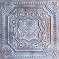 thumbnail image 3 of DCT04-Elizabethan Shield 2 ft. x 2 ft. PVC Glue-up or Lay-in Ceiling Tile in Weathered Copper (40 Sq.ft / Pack) - 10 Pieces, 3 of 14