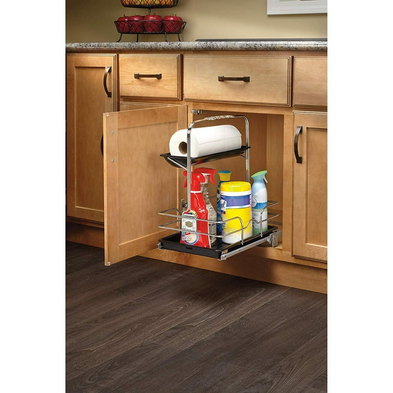 Rev-A-Shelf Food Storage Container Pull Out Organizer for 18 Base Cabinets 4FSCO-18SC-1