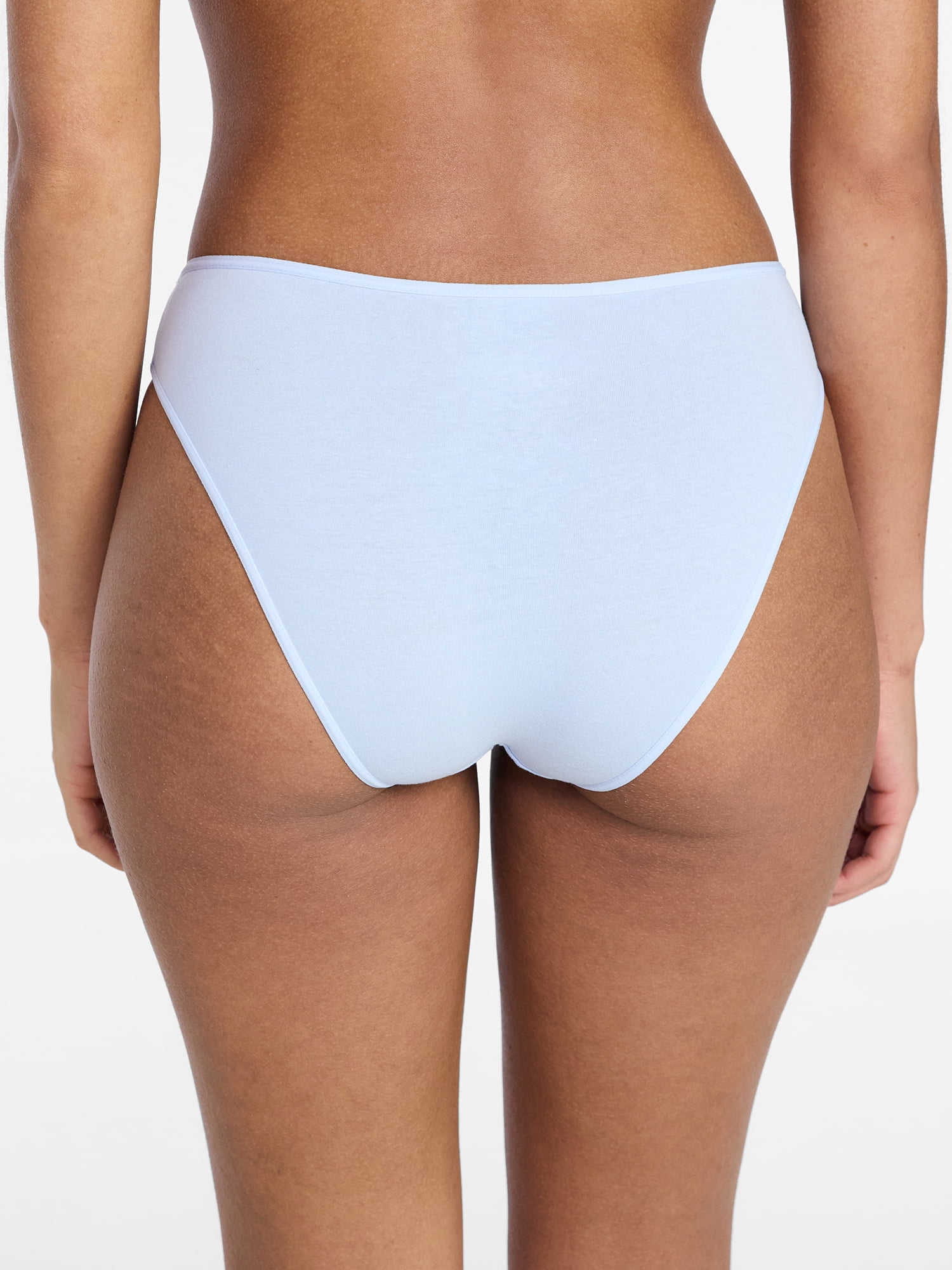 No Boundaries Cotton Blend Bikini Panties, Women's XS-XXXL