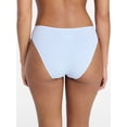 thumbnail image 2 of No Boundaries Women's Bikini Panty Cotton, 1-pack, Sizes XS-XXXL, 2 of 4