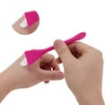thumbnail image 3 of Unique Bargains 2 Pcs Multifunctional Facial Mask Brush Rose Red, 3 of 5