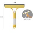thumbnail image 2 of Shower Glass Squeegee,QZS Multi-Function Squeegee Tool for Shower,Yellow Window Cleaning Squeegee for Shower Glass,Mirror, 2 of 6