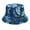 Blue, variant on Sun Protection Hat , Bucket Hats for Men , Packable Straw Hat for Women 2026 Spring Pattern Fisherman Sun Hat for Women Flat Brim Versatile Printed Beach Cap