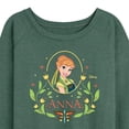 thumbnail image 3 of Frozen - Fall - Anna In A Flower Frame - Women's Lightweight French Terry Long Sleeve Shirt, 3 of 5