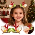 thumbnail image 2 of ZJNGJC Reindeer Antlers Xmas Hair Clip, Cute Girls Christmas Hairpiece for Christmas Party A, 2 of 5