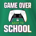 thumbnail image 6 of Wild Bobby Game Over Back to School | Funny Gamer Controller Video Games School Unisex Boys Girls Graphic Youth T-Shirt, 6 of 6