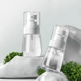 thumbnail image 3 of 2 botellas de spray transparentes portátiles para viajes, 30/60/100 ml, atomizador de perfume, botella dispensadora, niebla, tónico, loción, botellas vacías rellenables, 3 of 5
