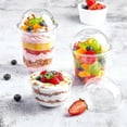 thumbnail image 5 of 100PCS 360ML Dessert Cups with Lids Disposable Pudding Cups, 5 of 5