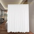 thumbnail image 5 of White Partition Curtain with U-Shape Tube Privacy Partition Curtain Room Divider, 5 of 14