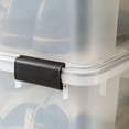 thumbnail image 4 of IRIS 41.2 Quart WeatherPro™ Storage Container Box Bin with Seal Latching Lid, Clear, 4 of 7