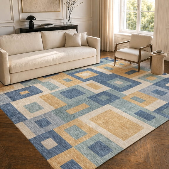 Addison Rugs Chantille Indoor/Outdoor Transitional Geometric Baltic Machine Washable Rectangle Rug, 10' x 14'