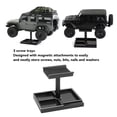 thumbnail image 3 of Support de Réparation de Voiture RC, Poste de Travail en Alliage d'Aluminium avec Plaque à Vis, Plateaux à Vis et Design à Trois Compartiments pour Voitures RC 1/18 1/24 SCX24, FCX24, Non Assemblé, 3 of 7