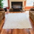 thumbnail image 1 of Faux Fur Rug Luxuriously Soft and Eco Friendly (5' X 8' Rectangle White), 1 of 4