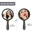 thumbnail image 3 of Transparent Double-Sided Hand Mirror with 1X/2X Magnification, 3 of 6