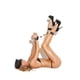 thumbnail image 1 of Restricciones de cuero de muñeca a tobillo - Negro - Talla única Elegant Moments L9256, 1 of 1