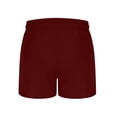 thumbnail image 6 of Bzhegqhd Women's Fashion Solid Color Shorts with Elastic Waistband Drawstring Side Pockets for Casual Wear, 6 of 7