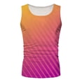 thumbnail image 4 of Sngxgn Men's Sleeveless Shirt Workout Swim Shirt Gym Beach Tank Top(Purple,L), 4 of 4