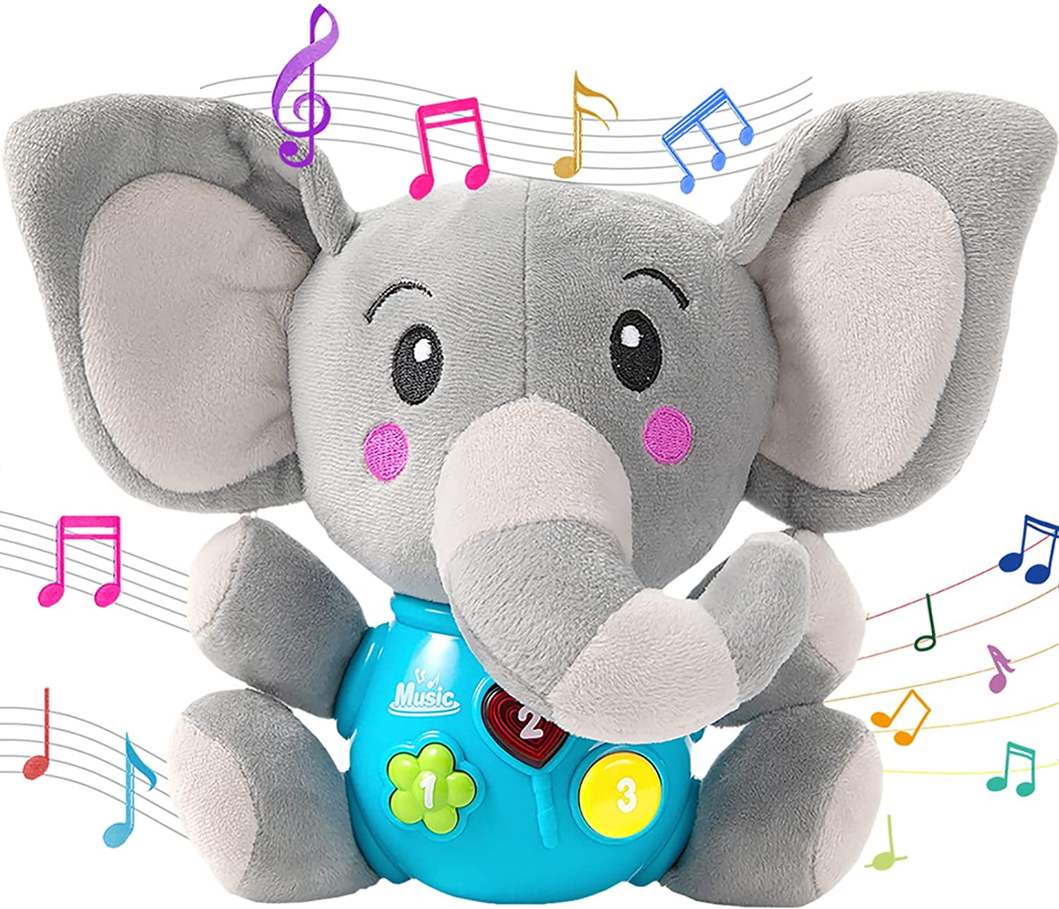 Elmer Elephant Comforter  Soft Plush Toy  New Baby Shower Gift  FAST DISPATCH! 